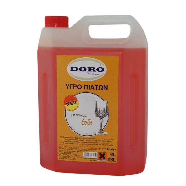 Doro Υγρό Πιάτων Ξύδι 4lt