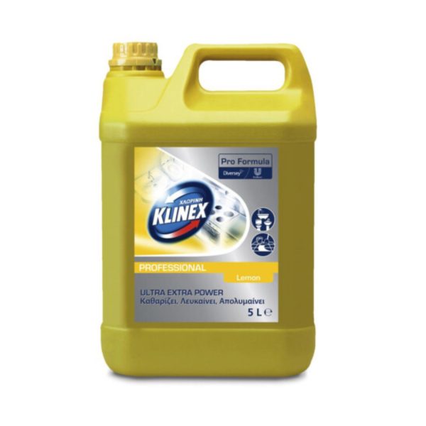 Χλωρίνη Klinex Professional Ultra Extra Power Lemon 5lt