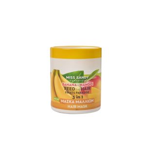 Miss Sandy Μάσκα Μαλλιών Polyplex Fruits Paradise Μπανάνα- Μάνγκο 900ml